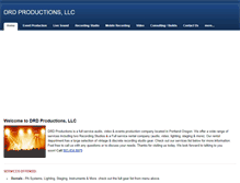 Tablet Screenshot of drdproductionsllc.com